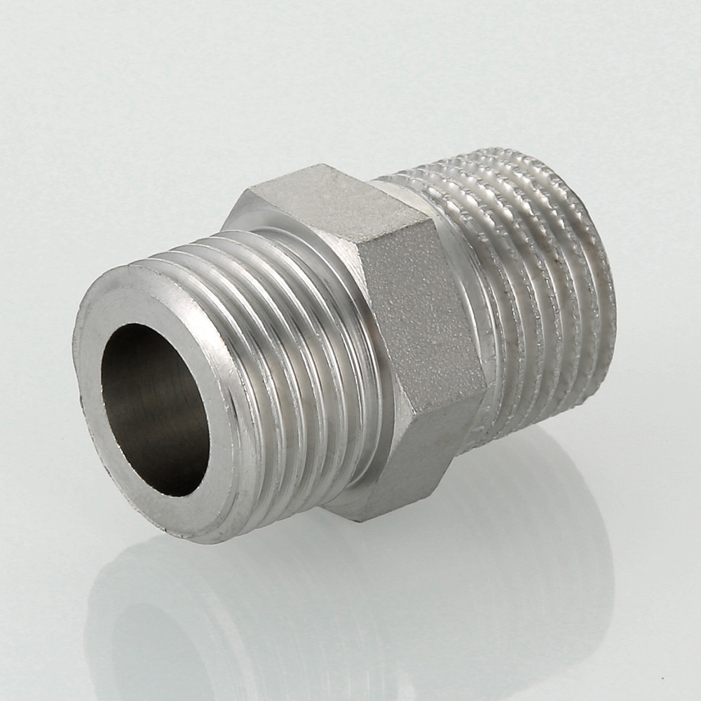 Ниппель резьбовой (НР) 1/2" из нерж. стали VALTEC (VTi.582.I.0404)