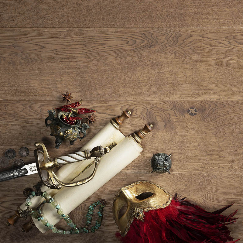 Паркетная доска Coswick Широкоформатная доска 3-х слойная T&G шип-паз 1135-7541 Соломенный (Порода: Дуб)