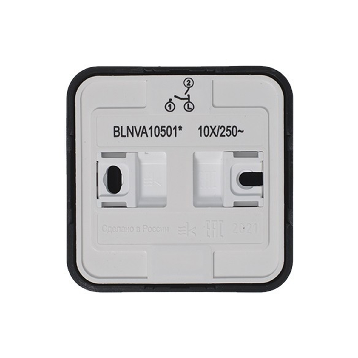 Выключатель открыт. уст. "blanca" 2-х кл. 10а, антрацит (1/15/30) "schneider"