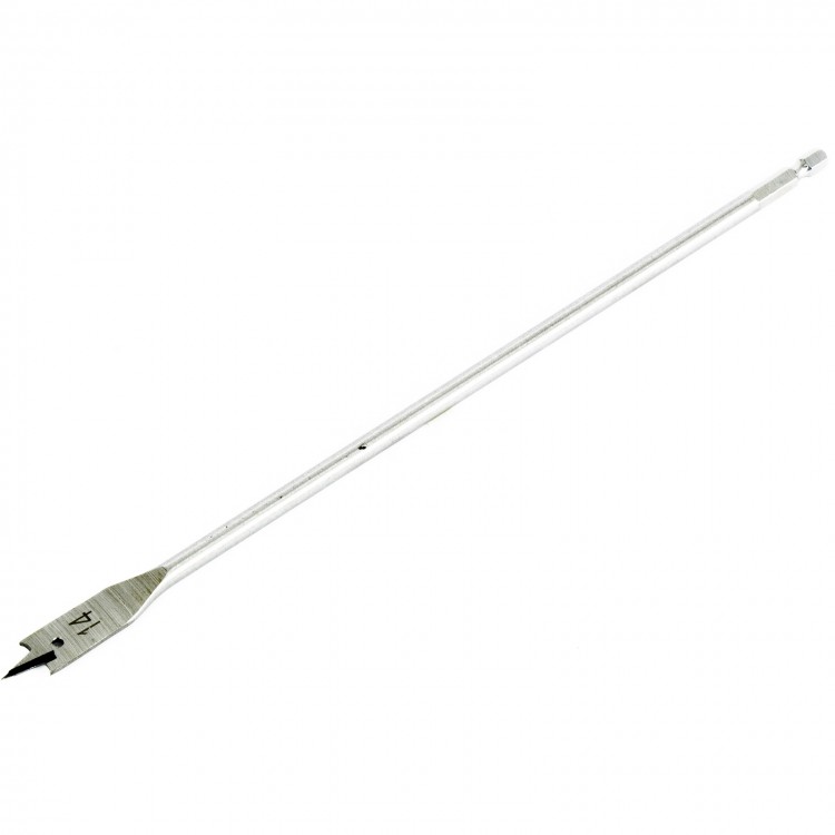 Сверло по дереву перовое удлиненное, 14 х 300 мм, шестигранный хвостовик Matrix (704014)