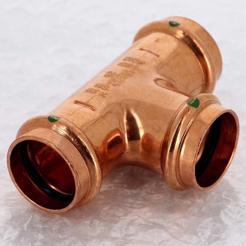 Тройник пресс медный Profipress VIEGA 28