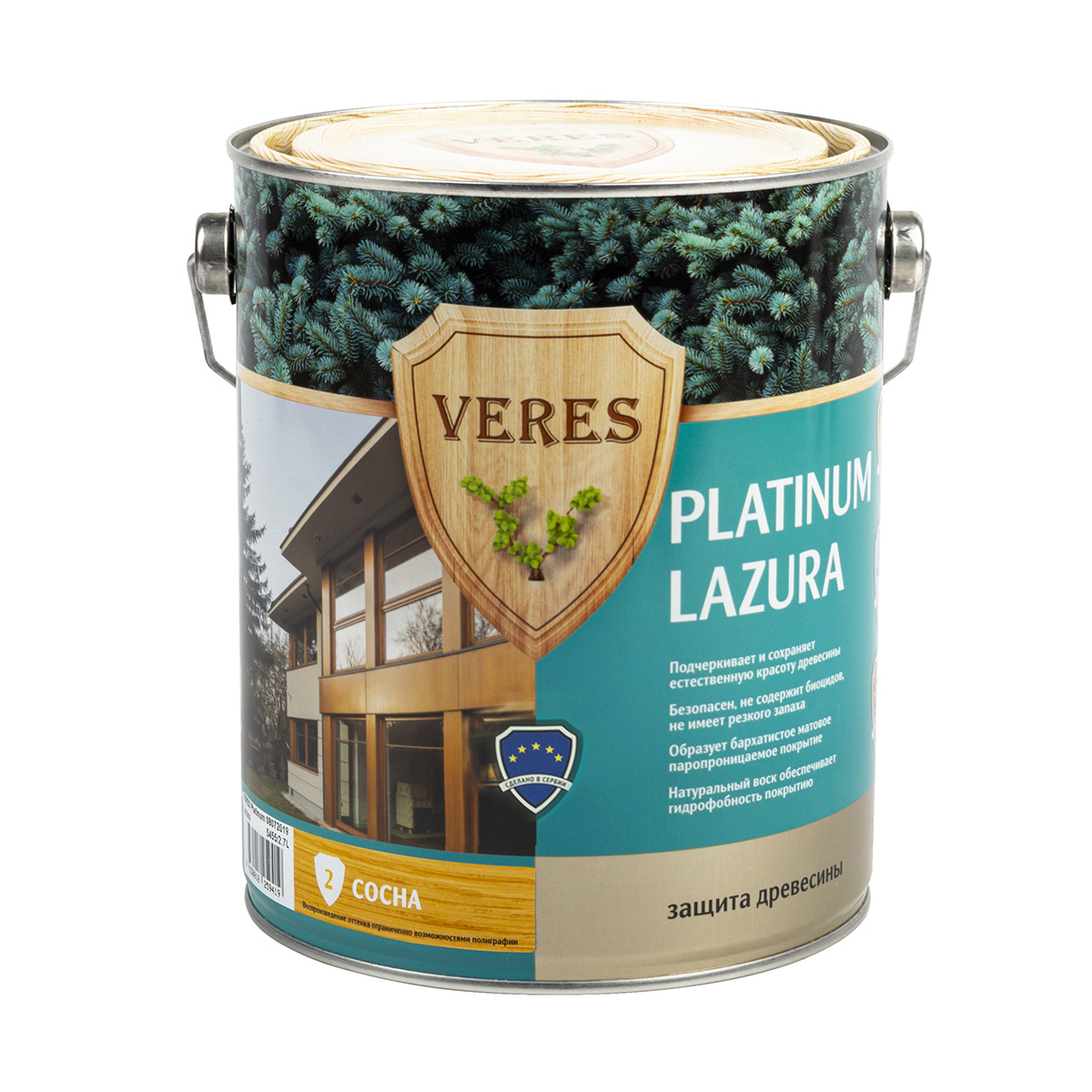 Верес платинум № 2 сосна  2,7 л (1/4) "veres"
