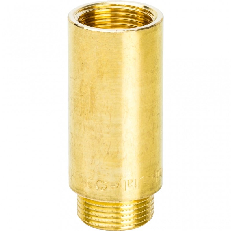 Удлинитель резьбовой ВН 3/4" x 60 мм латунь STOUT