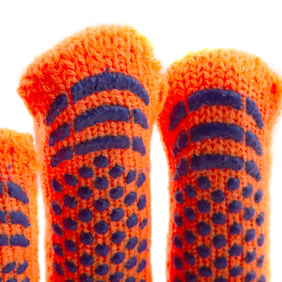 Перчатки полиакрилонитрильные плюшевого переплет, ПВХ "Точка", 10 кл, 58 гр Сибртех  (67768)