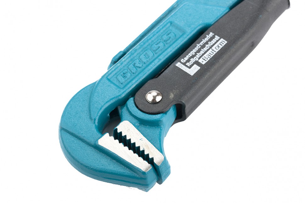 Ключ трубный рычажный 1, №1, цельнокованый, CrV, тип "L" Gross (15601)