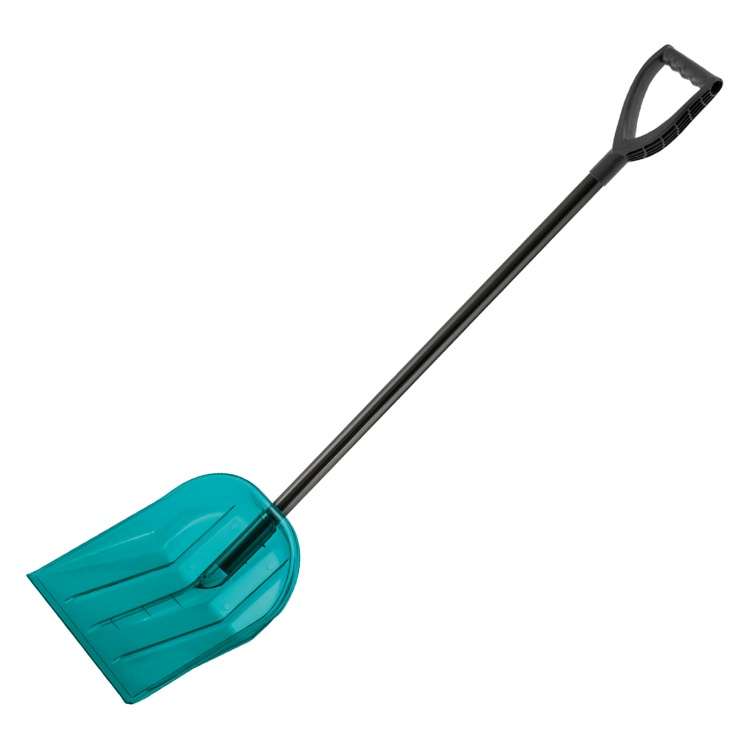 Лопата для уборки снега поликарбонат, 340 x 385 x 1375 мм, алюминиевый черенок, Luxe, Palisad (61638)