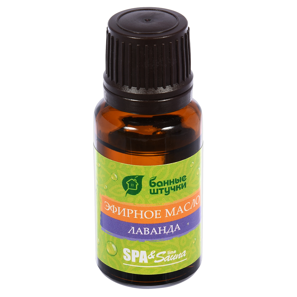 Масло эфирное "лаванда" 15 мл (1/28) "банные штучки" 30021