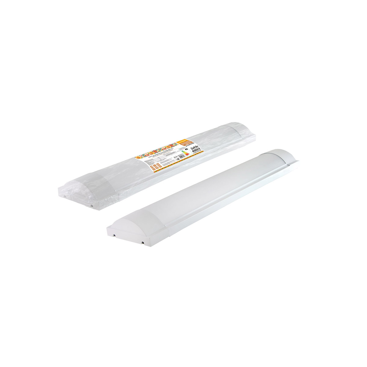 Светильник светодиод. дпо 3017  585 мм 2 х 9 вт 1800 лм 4000 к (1/12) народный sq0329-0147