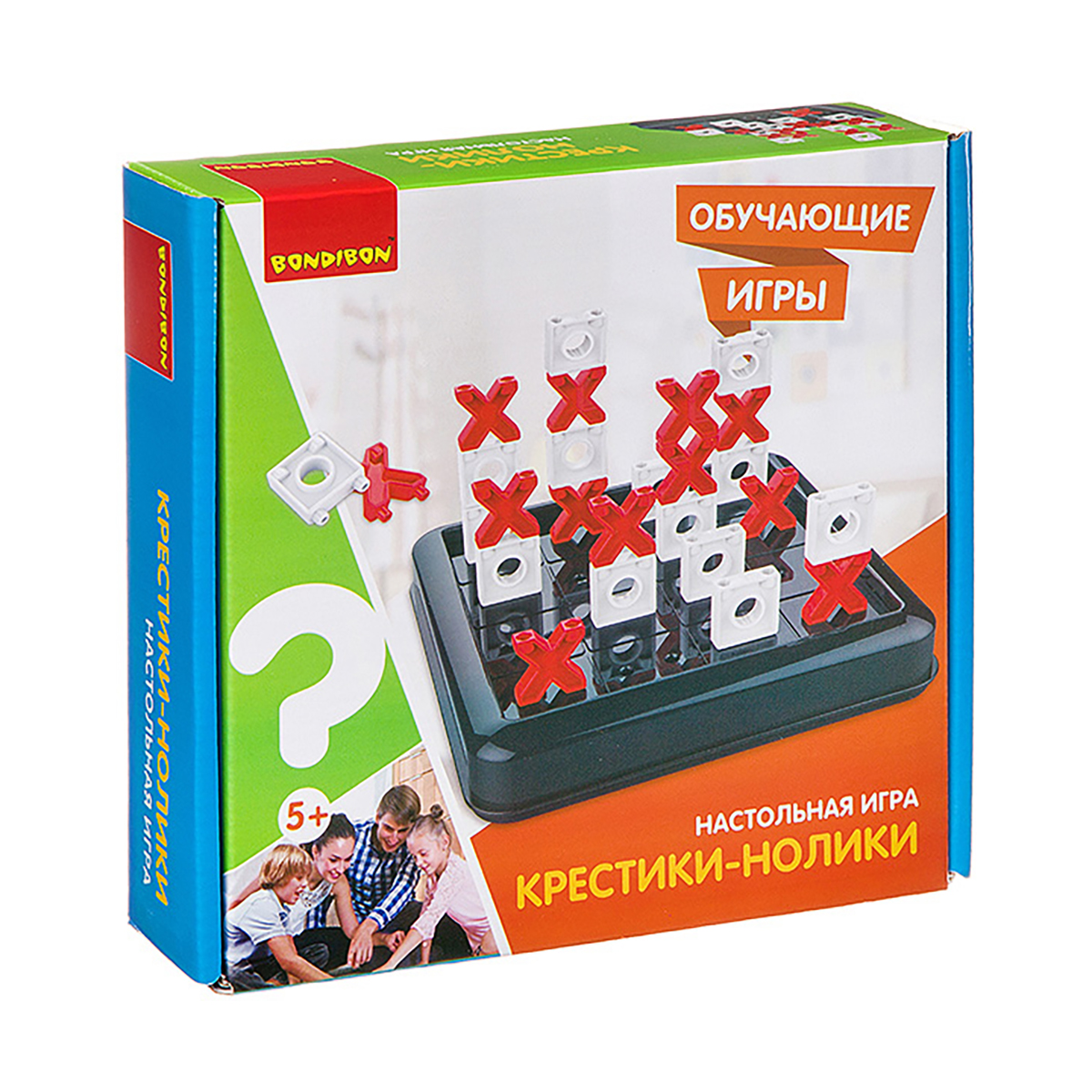 Игра настольная "крестики-нолики" "bondibon" вв3325