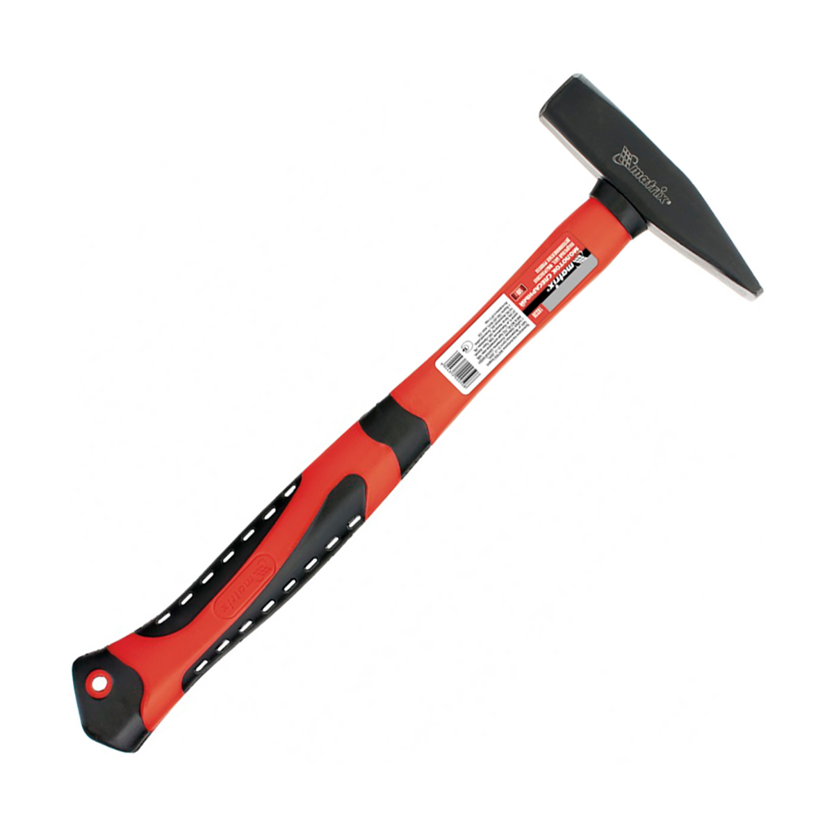 Молоток 300 г фиберглас. обрезин. рукоятка (1/48) "matrix"