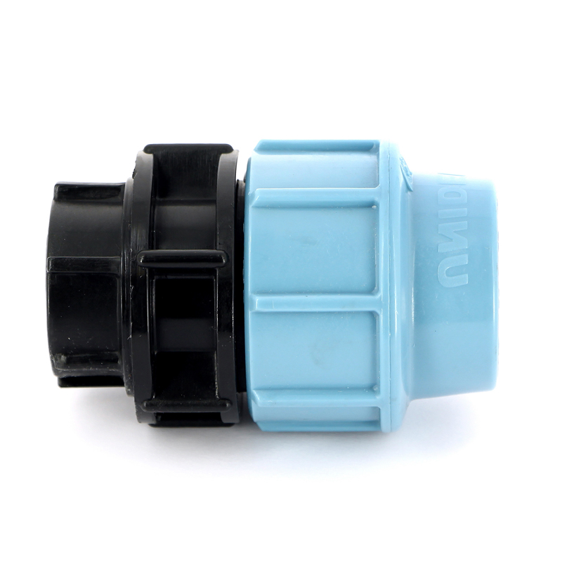 Муфта обжимная ВР 32 x 3/4" для водопроводных ПНД труб UNIDELTA