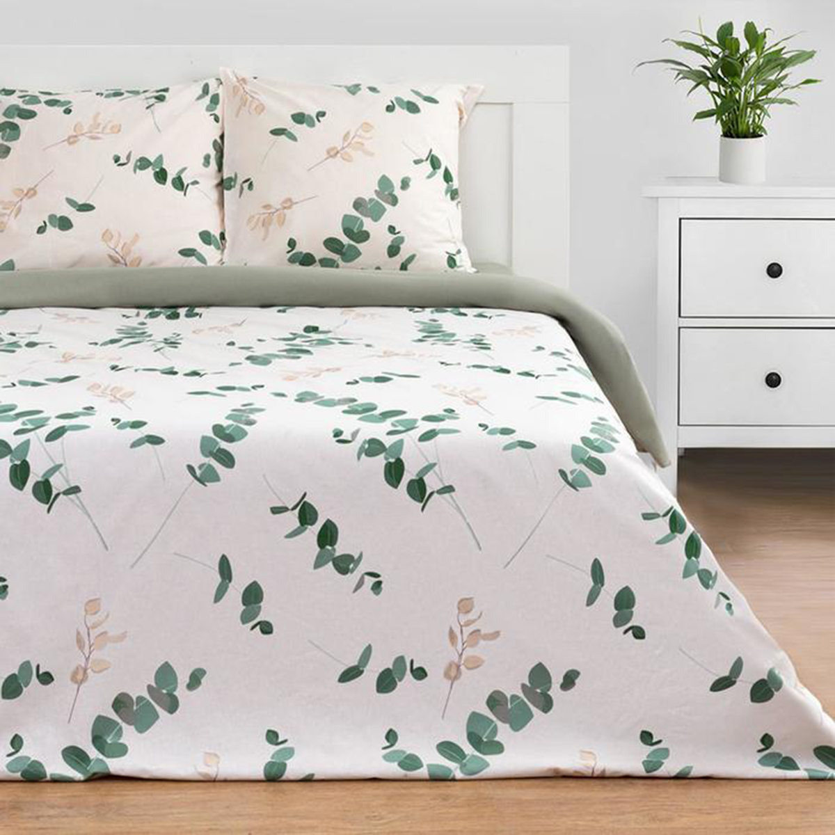 Постельное белье "этель" эвкалипт 2 сп. (поплин) (1) 5418239
