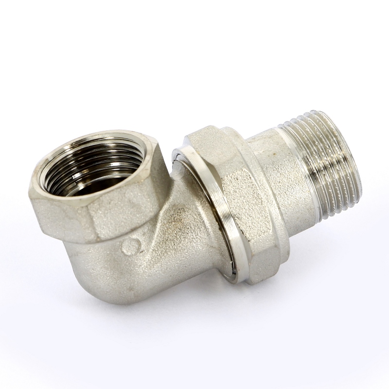 Американка угловая с прокладкой O-RING 1" x 1" ВН никель UNI-FITT