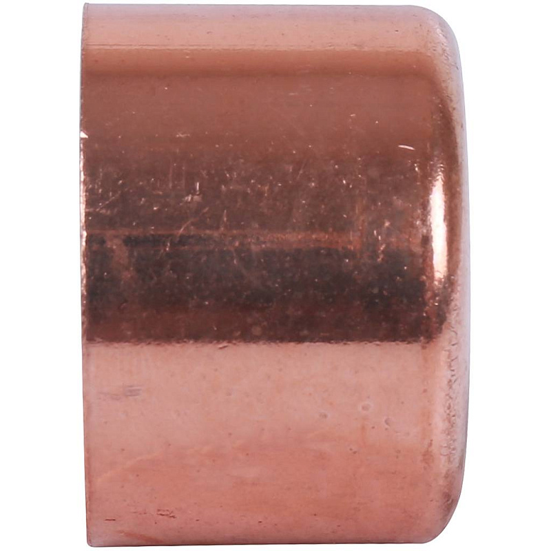 Медная заглушка 42 мм на трубу под пайку SANHA 1530142