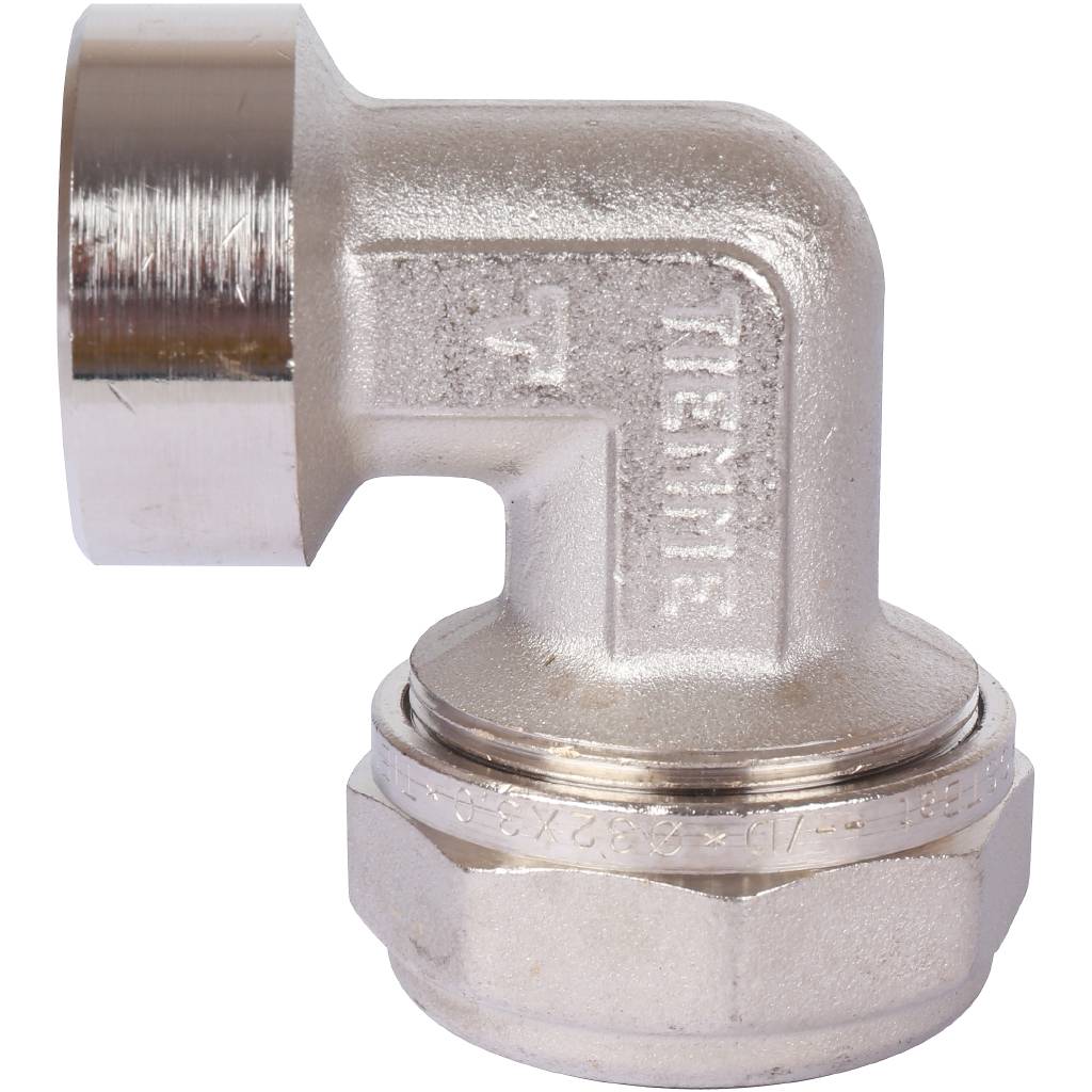 Угол переходной 32 х 1'' ВР обжим TIEMME для металлопластиковых труб