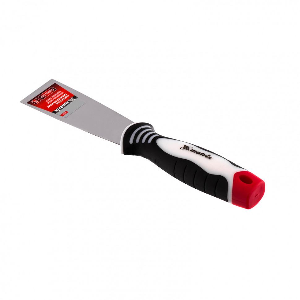 Шпательная лопатка из нержавеющей стали, 40 мм, трехкомпонентная ручка Matrix (85531)