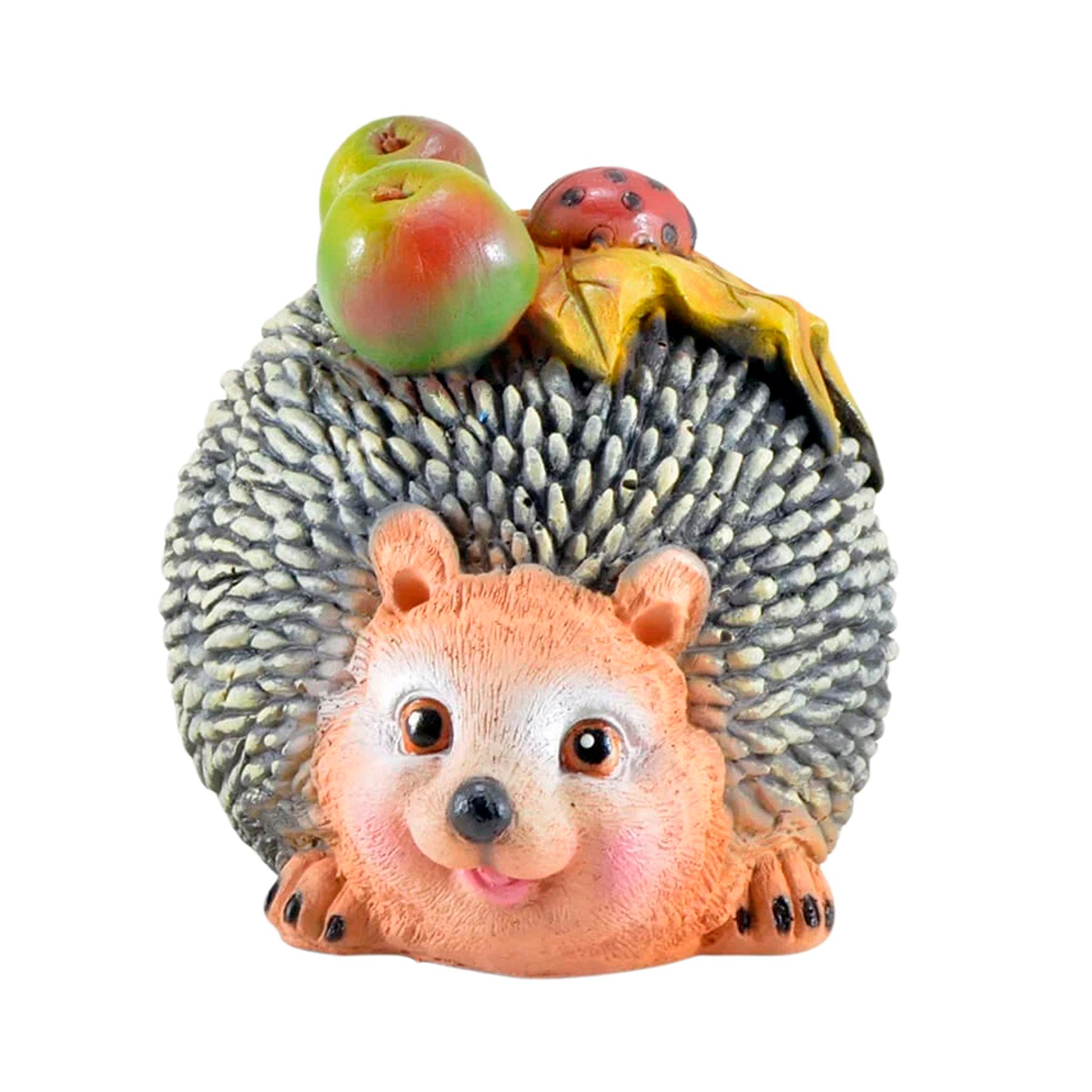 Фигурка садовая "ежик с 2-мя яблоками" (1/10) "сказка" jng422