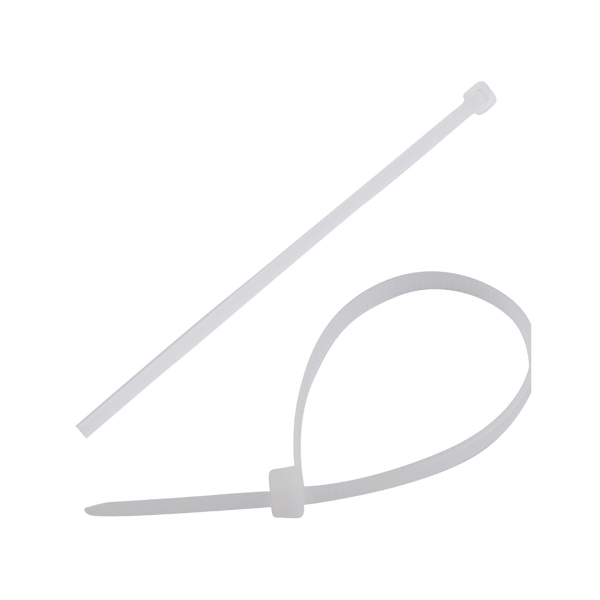 Хомуты нейлон 2,5 х 100 мм (набор 100 шт.) белые (1/25/500) "park"