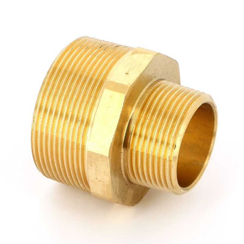 Ниппель резьбовой (НР) 1/2" x 1" бронза VIEGA (320287)