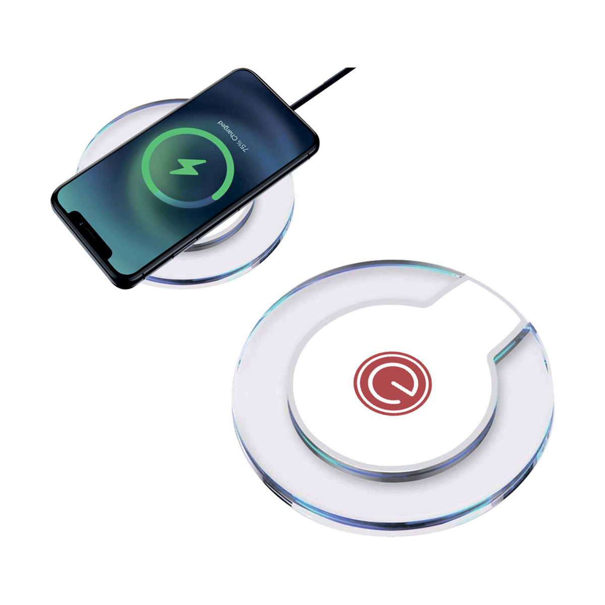 Зарядное устройство для телефона беспроводное em-12 (белый) (1/100/200) "energy"