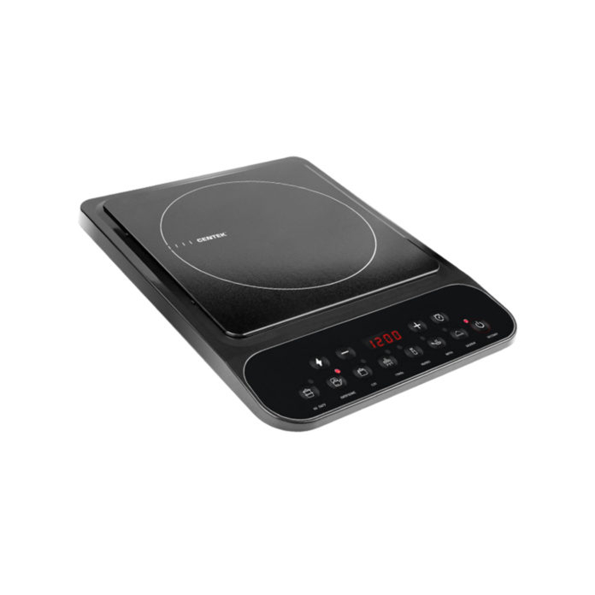 Плита индукционная ct-1517 black 2000 вт (1/6) "centek"