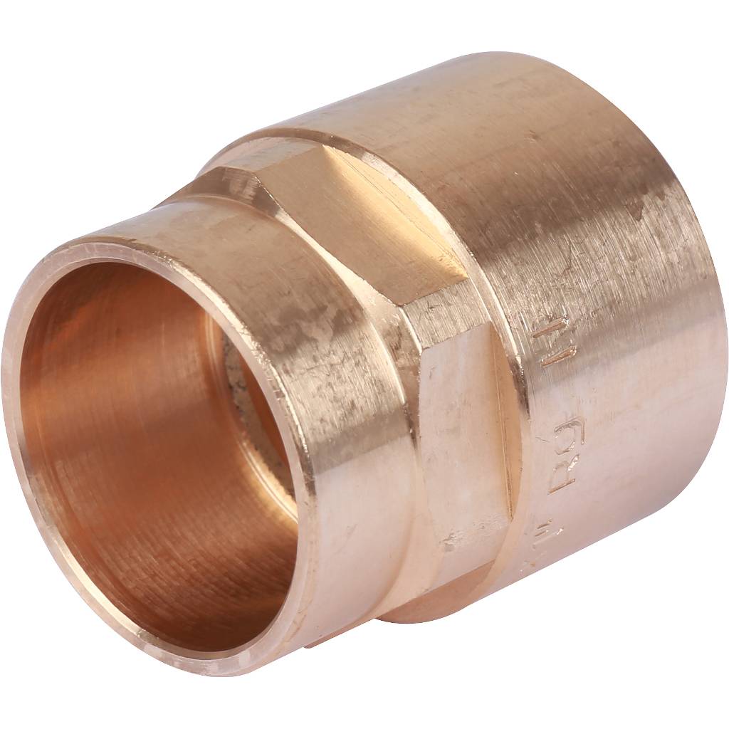 Муфта 28х1" переходная (ВР) под пайку с внутренней резьбой SANHA бронзовая 14270281