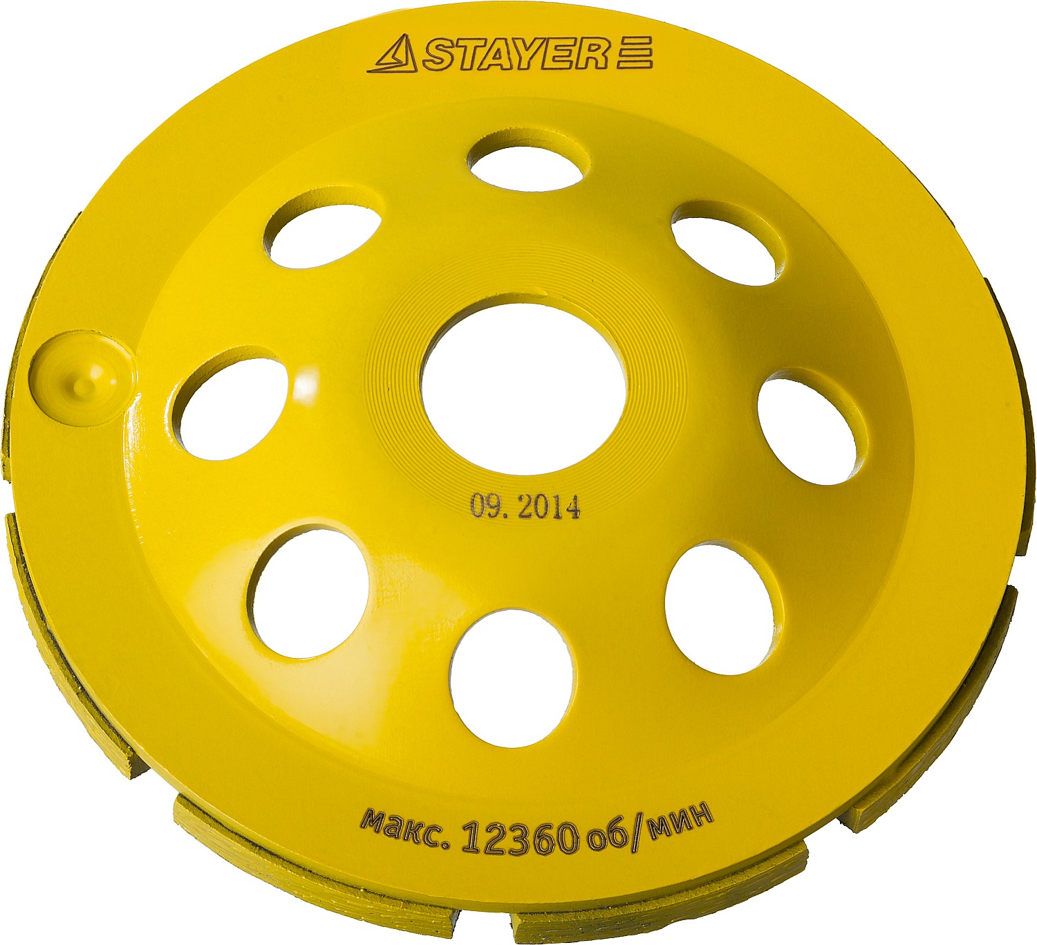 Однорядная алмазная чашка STAYER Single d 115 мм