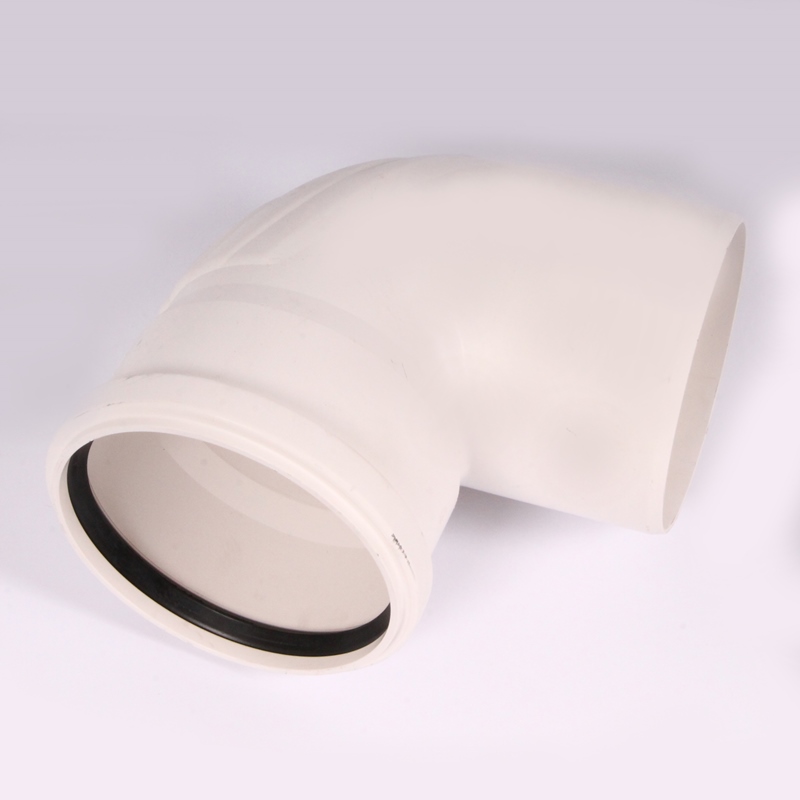 Отвод канализационный 87° RAUPIANO PLUS d=110 мм белый