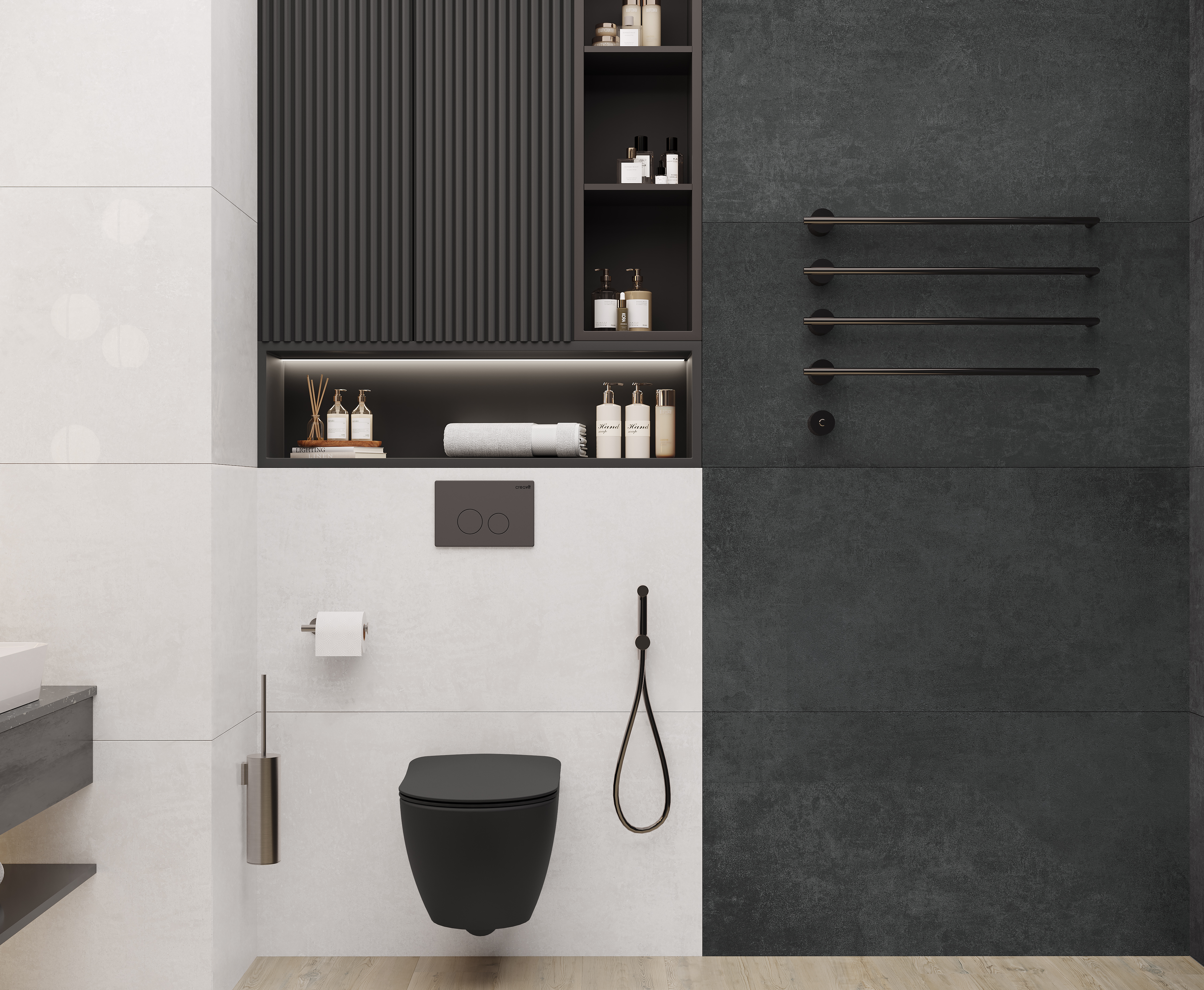 Techno grafito керамогранит графитовый 60х60 матовый карвинг 59,50x59,50