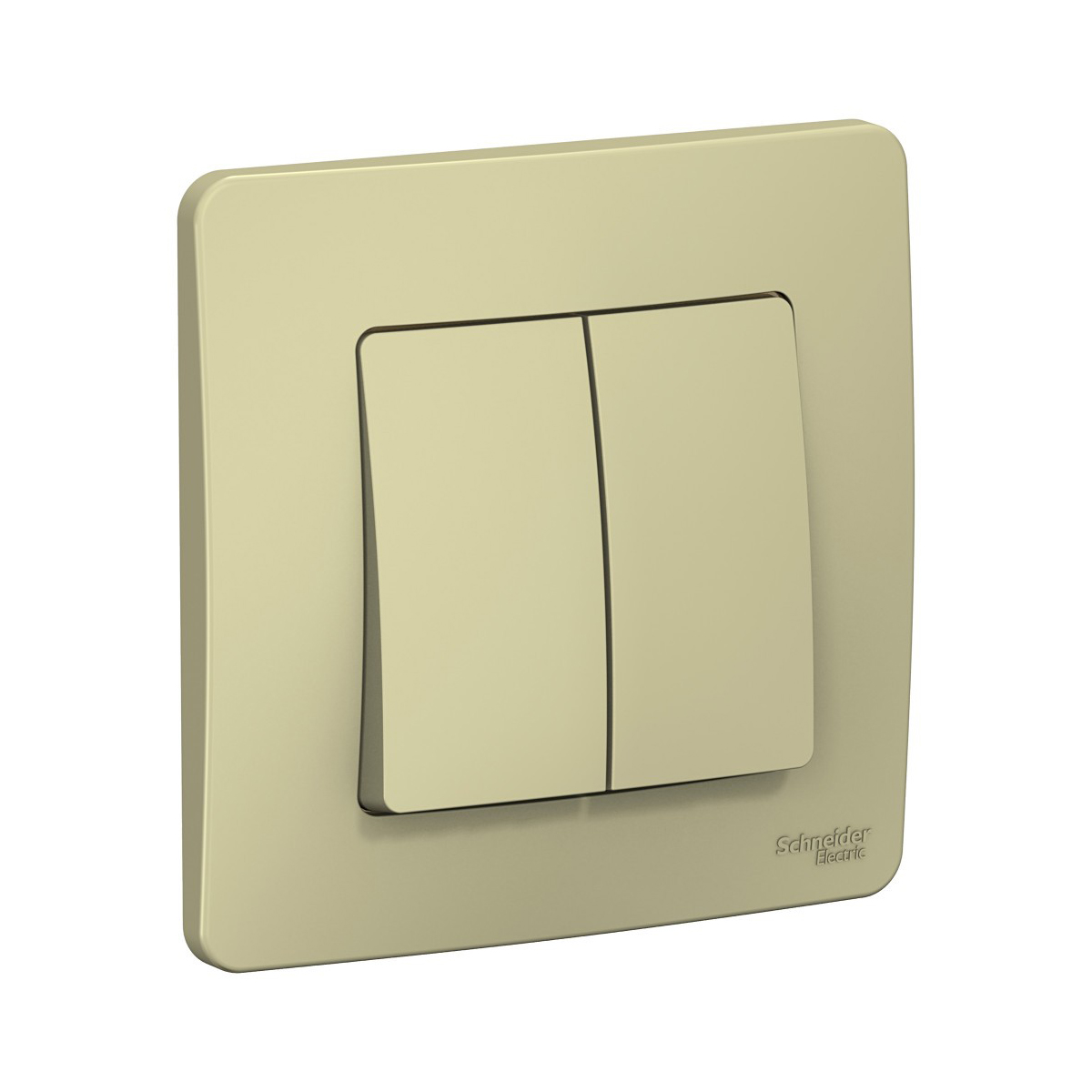 Переключатель "blanca" 2-х кл. 10а, бежевый (1/10/20) "schneider"