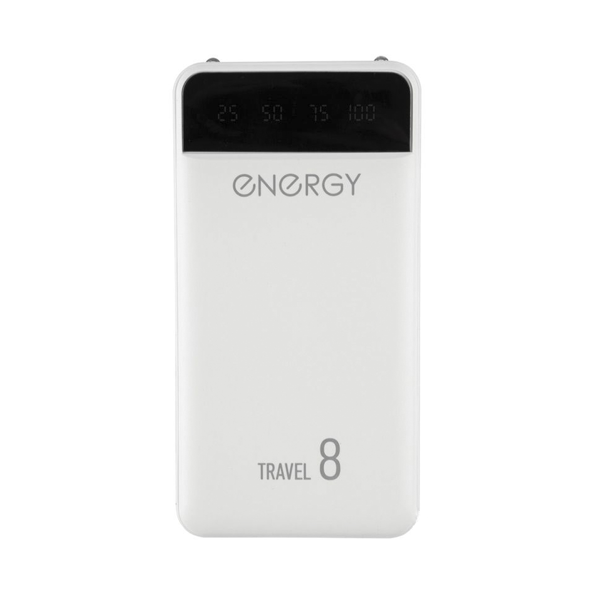 Зарядное устройство для телефона беспроводное power bank 8000 travel (белый) (1/50) "energy"