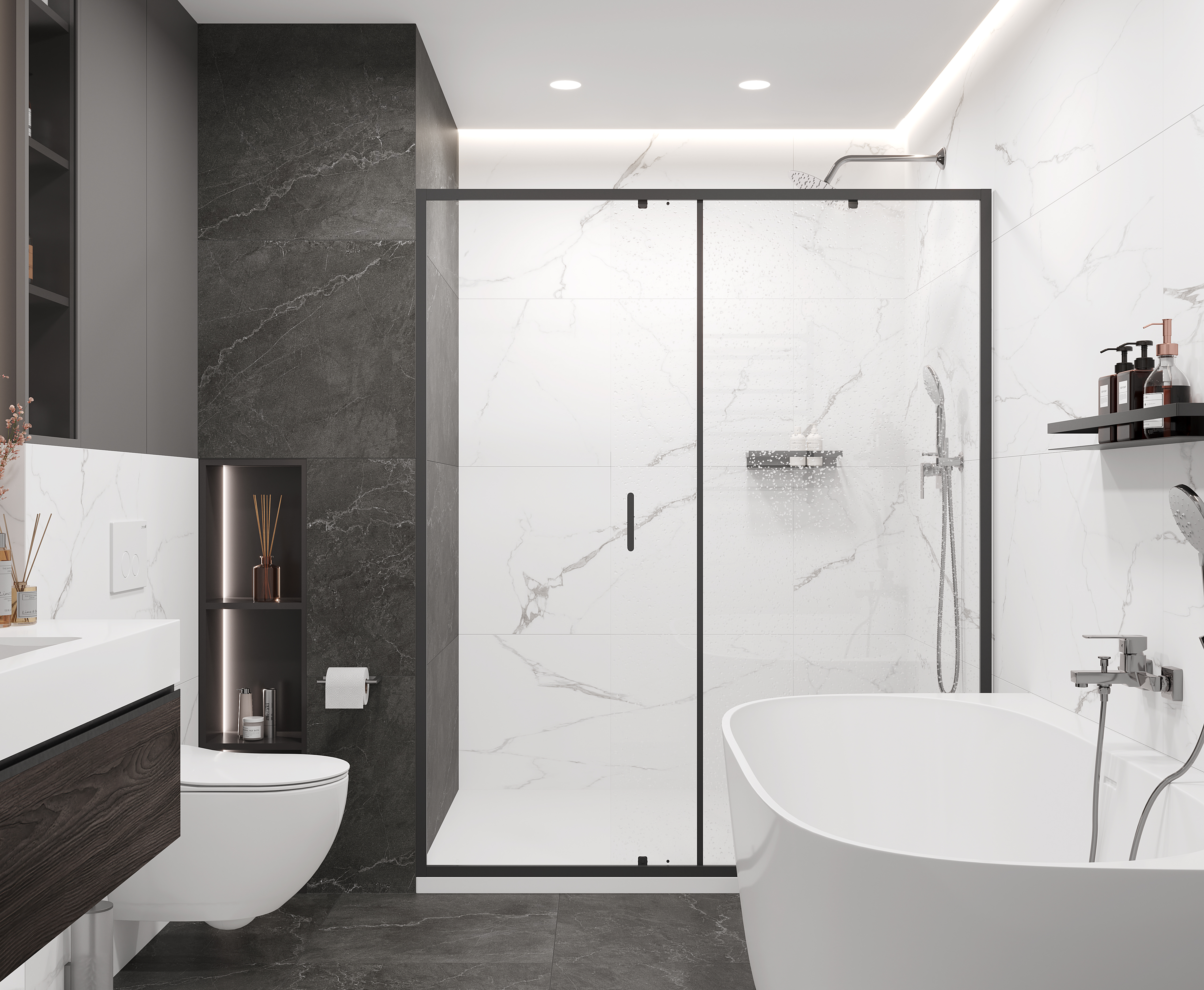 Mars grey керамогранит белый матовый карвинг 60x120