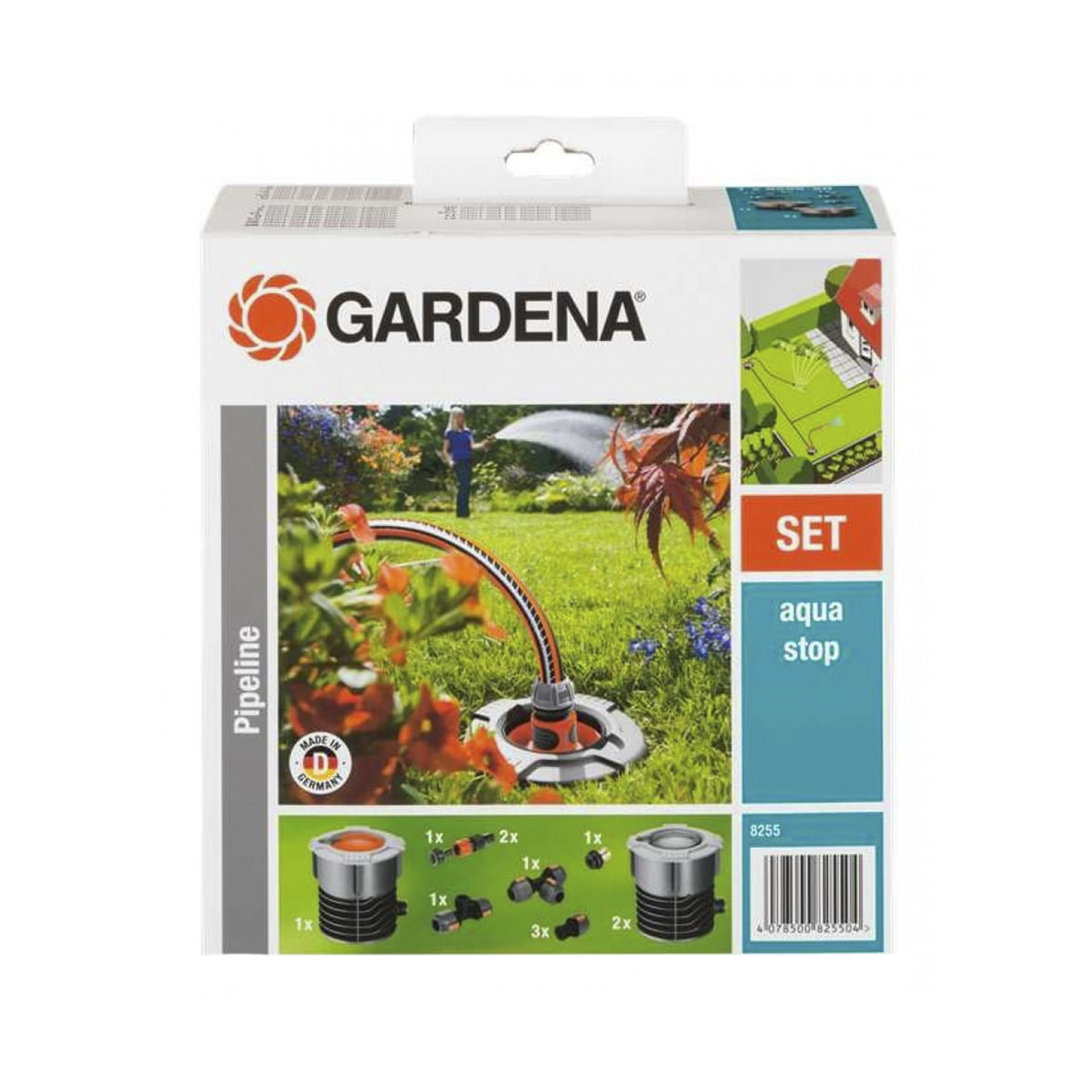 Комплект садового водопровода базовый (1/3) "gardena" 08255-20.000.00