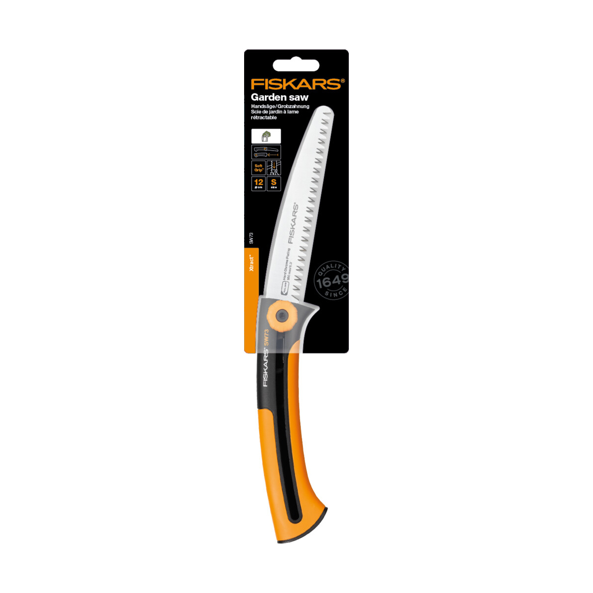 Пила садовая малая "xtract" sw73 (1/4) "fiskars" 1000613