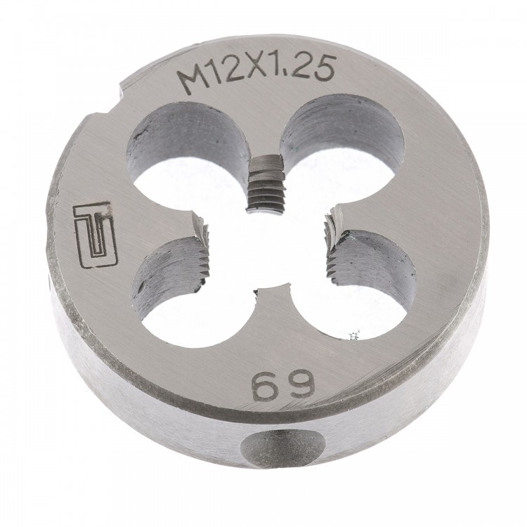 Плашка М12 х 1.25 мм Сибртех (77030)