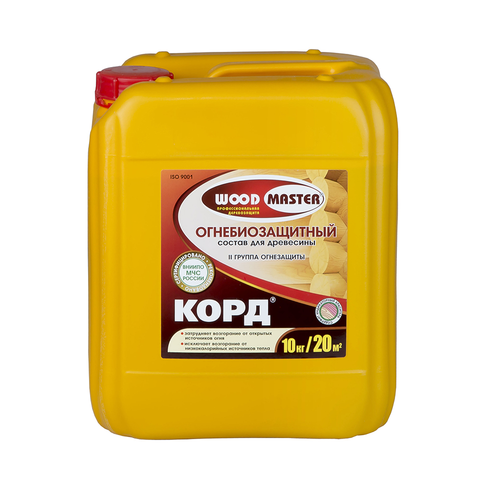 Корд  огнебиозащитный состав "woodmaster"  10 кг (1) "рогнеда"