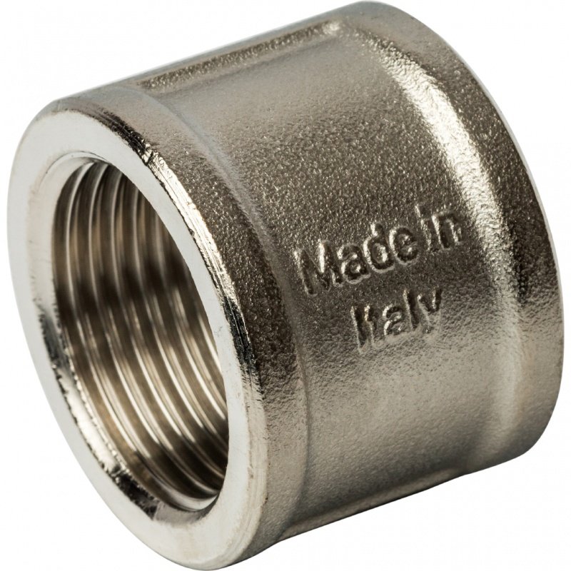 Муфта резьбовая 1" ВР никель STOUT