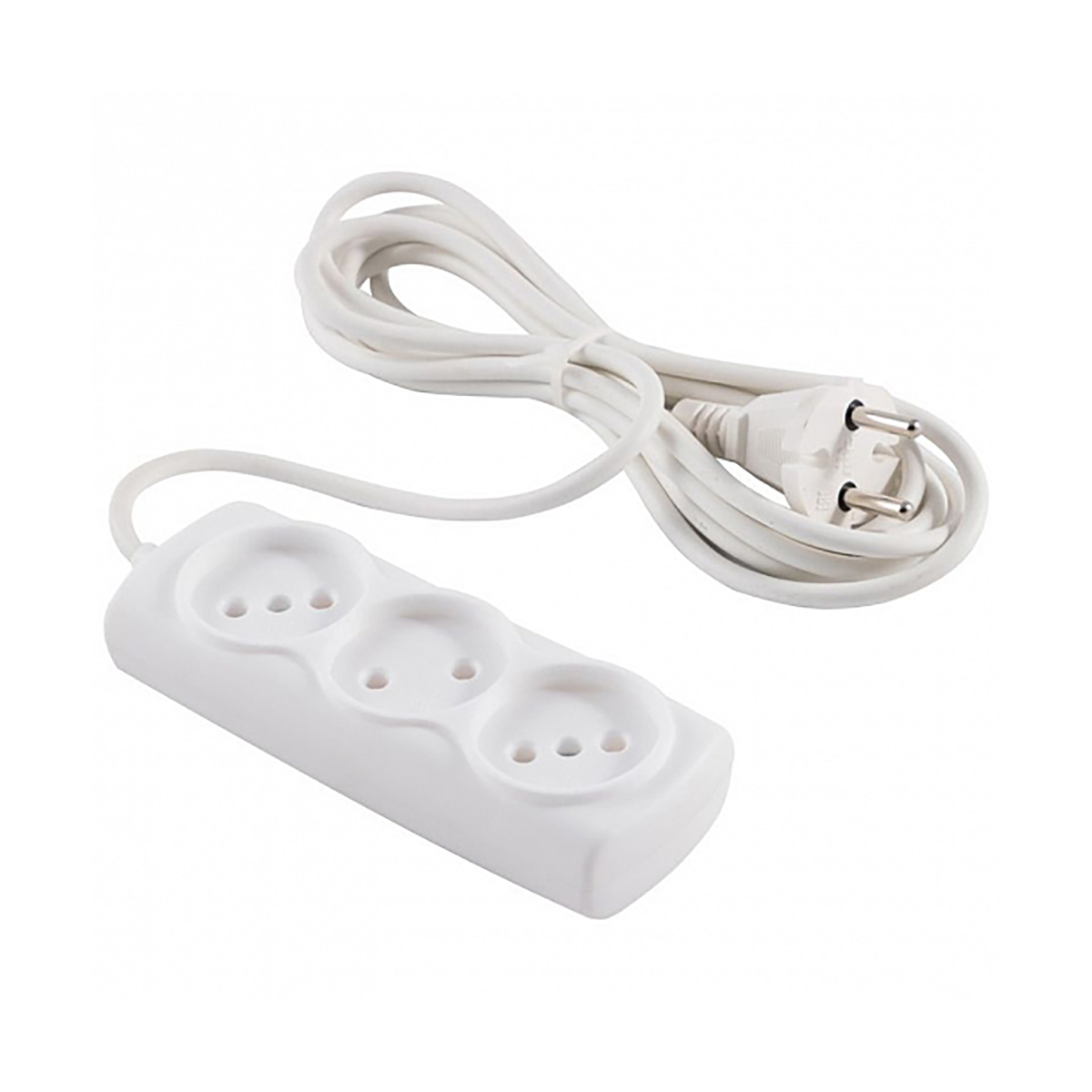 Удлинитель "engy премиум"  3 м, 3 розетки (пвс 2 х 0,75) белый (1/45)