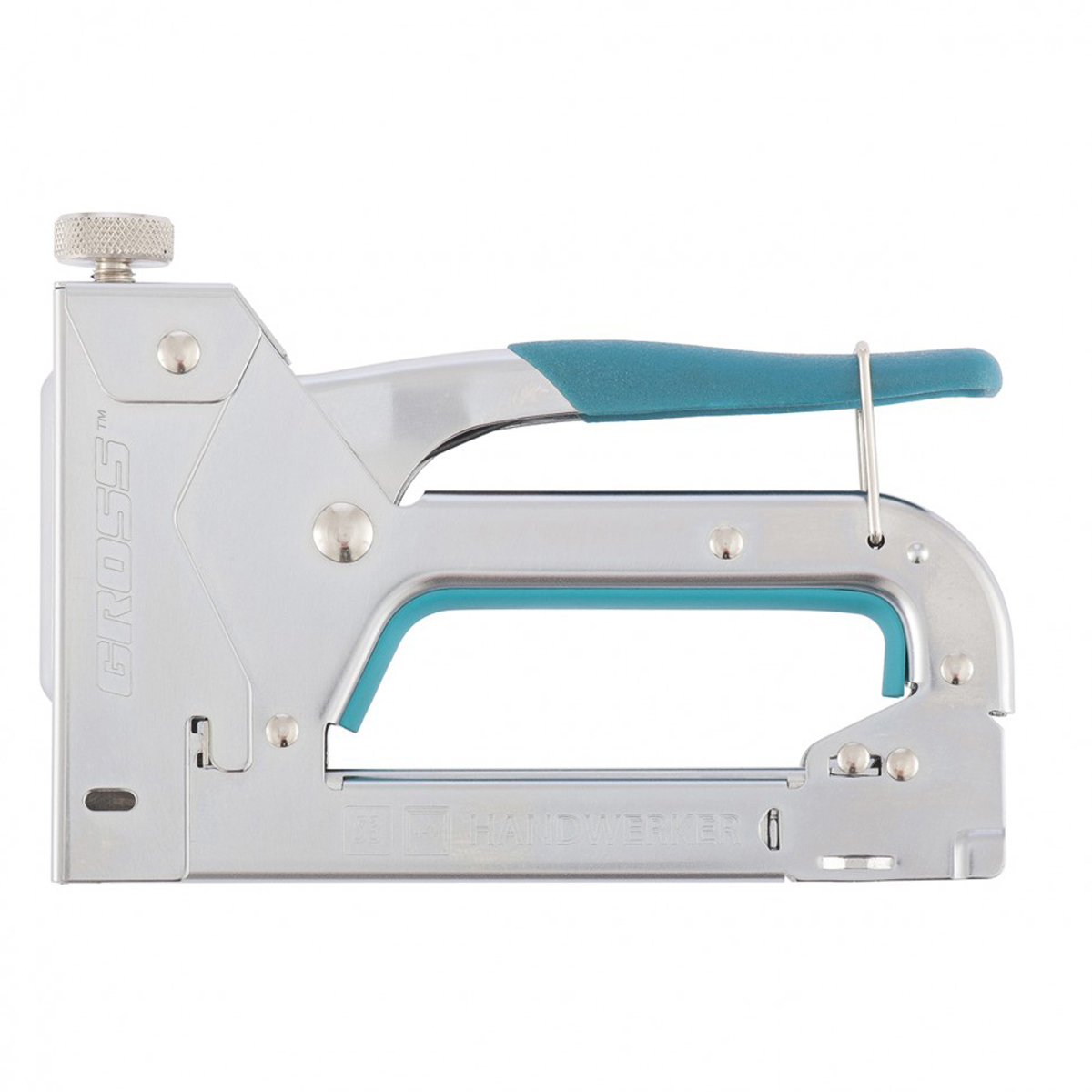 Пистолет скобозабивной регулир. стальной (тип 53) 4-14 мм (1/10/40) "gross"