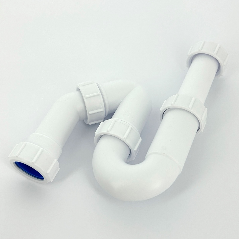 Сифон McALPINE трубный P/S-образный 1 1/4" х 32 мм, выход 32 мм компрес.