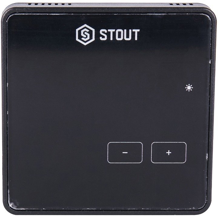 Термостат комнатный беспроводной STOUT R-8z черный STE-0101-008004