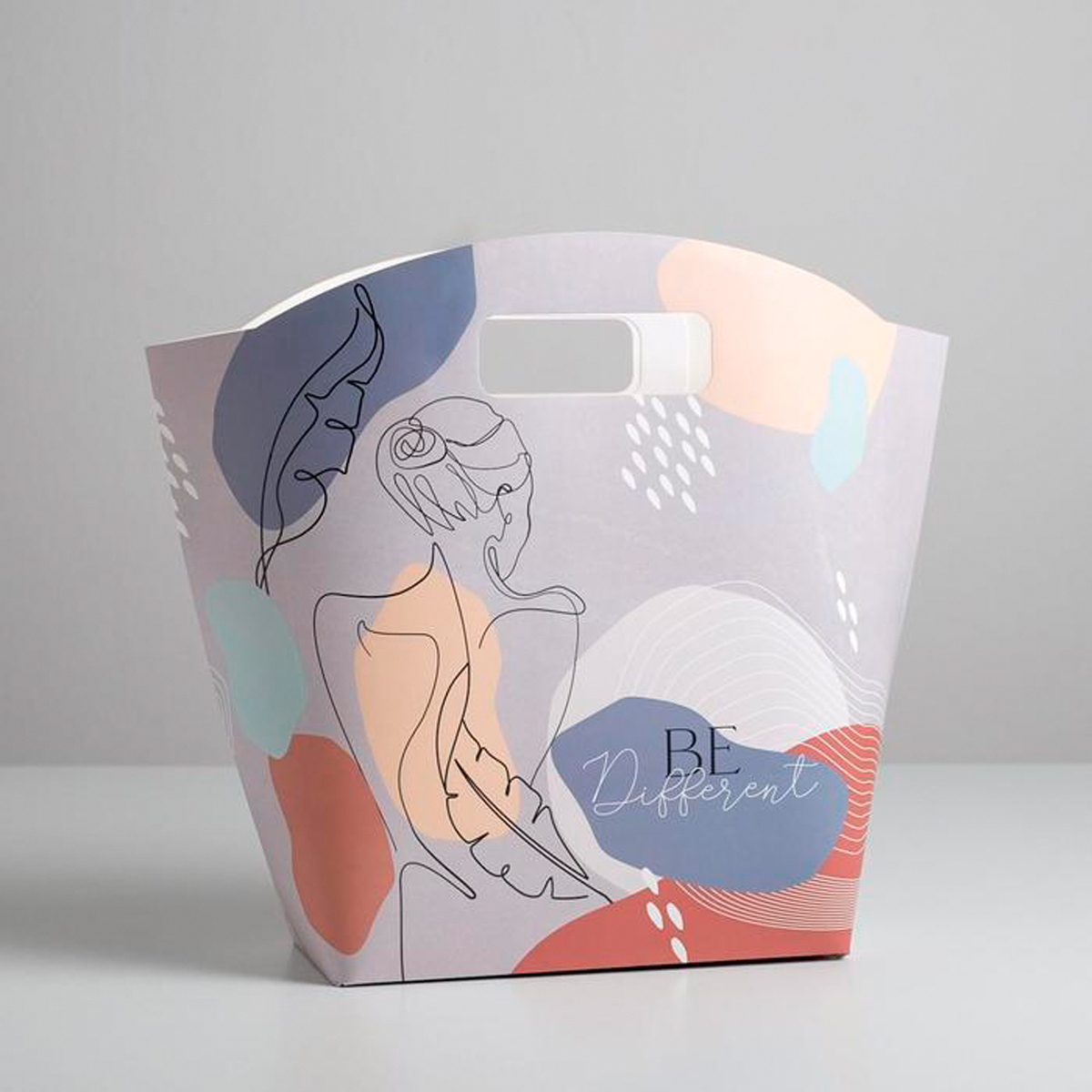 Пакет подарочный "be different" 30*32*11 см (1/5/200) "дарите счастье" 5219726