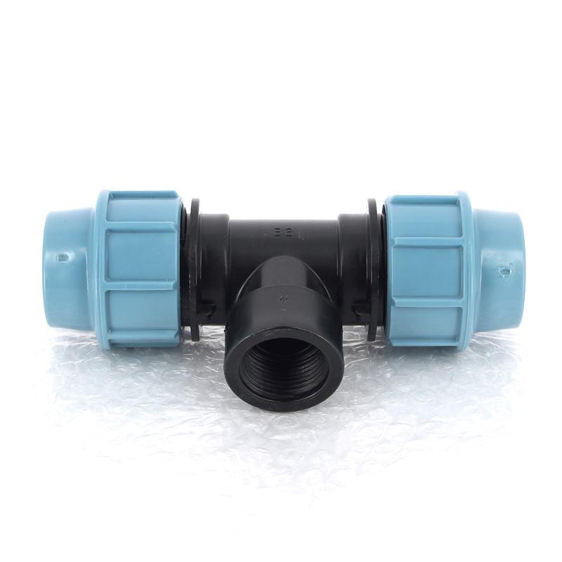 Тройник ПНД переходной под обжим ВР 32 x 1" полиэтиленовый UNIDELTA