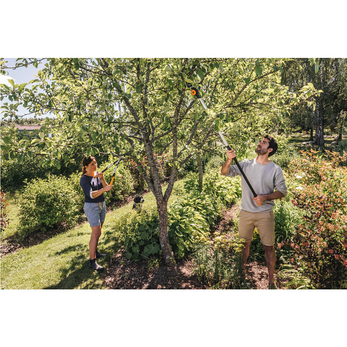 Сучкорез плоскостной 570 мм "powergear" x  lx92 (1/4) "fiskars" 1020186