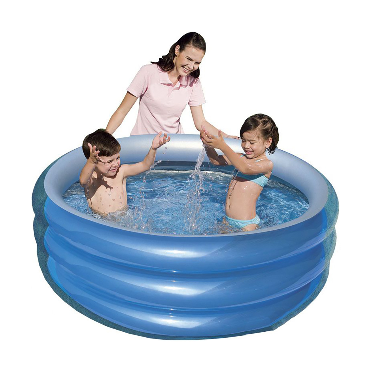 Бассейн надувной круглый 150 х 53 см, 445 л (1/6) "bestway" 51041