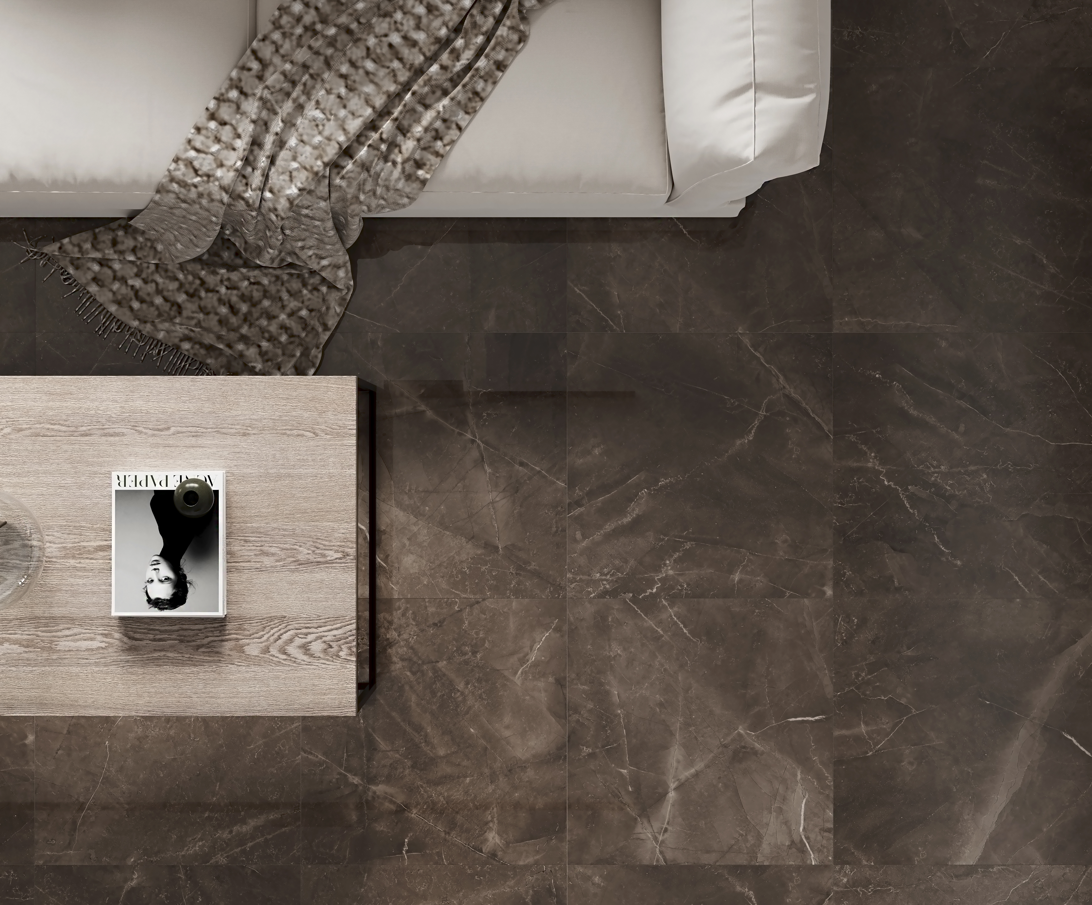 Elegant armani choco керамогранит полированный 60x60