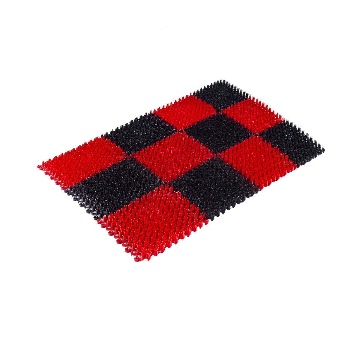 Коврик травка 42*56 см (черно-красный) (1/10) "vortex" 23006