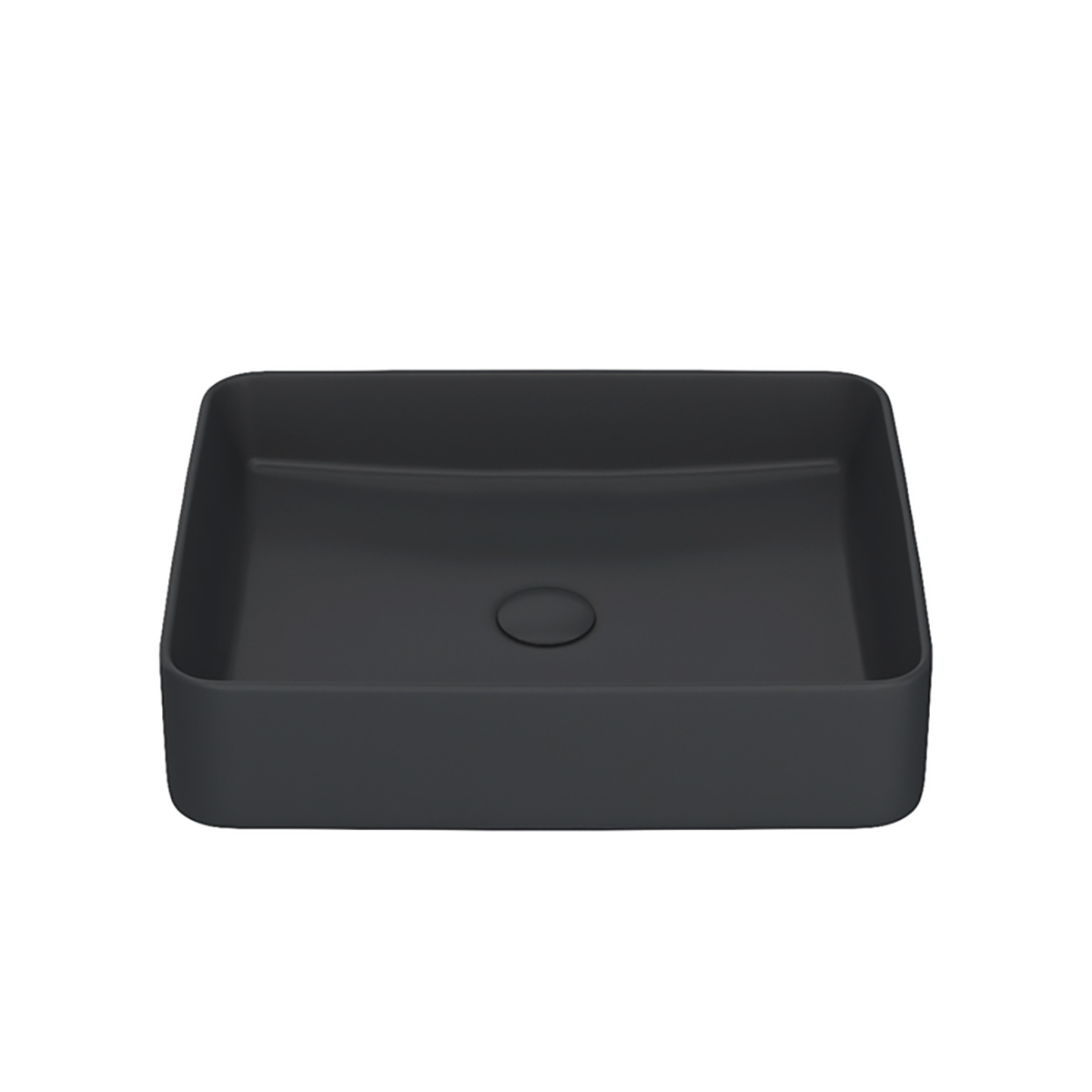 Раковина накладная "slide" (черный матовый) (1) "iddis" slibm02i27