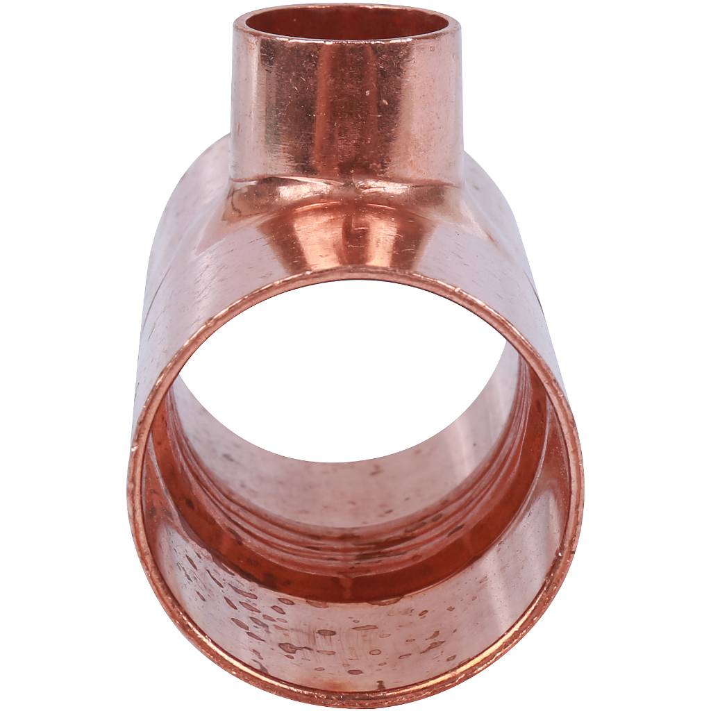 Тройник переходной 35х18х35 мм медный под пайку SANHA 15130351835