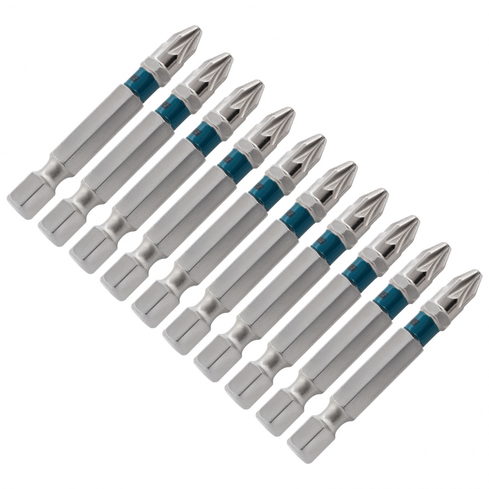 Набор бит РZ2 х 50, сталь S2, 10 шт. Gross (11345)